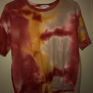 Tye dye crop top